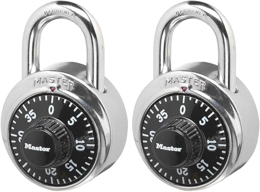 Master lock combination 2 pack