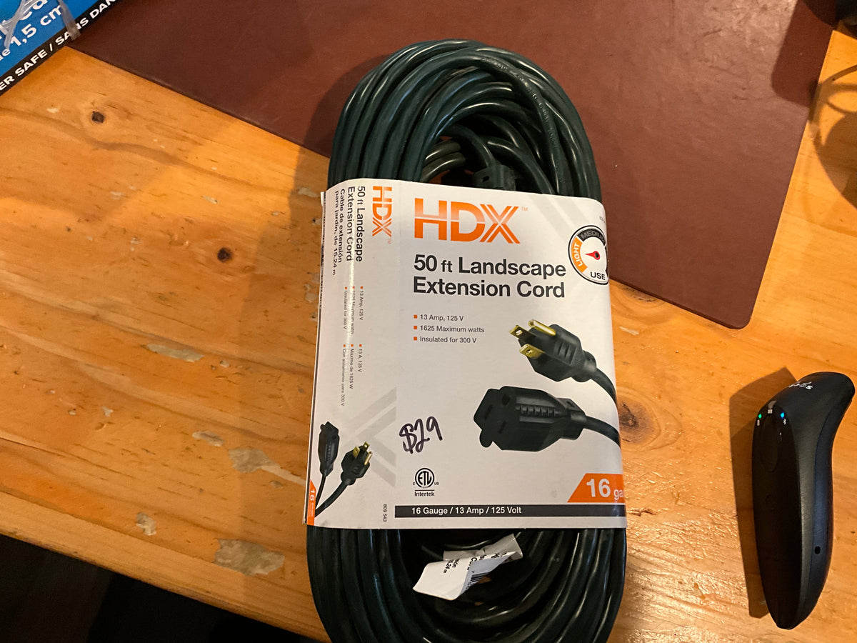 HDX 50ft Landscape Extension cord
