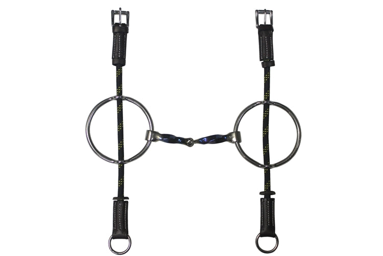 Bombers Big Ring Gag Snaffle Slow Twist