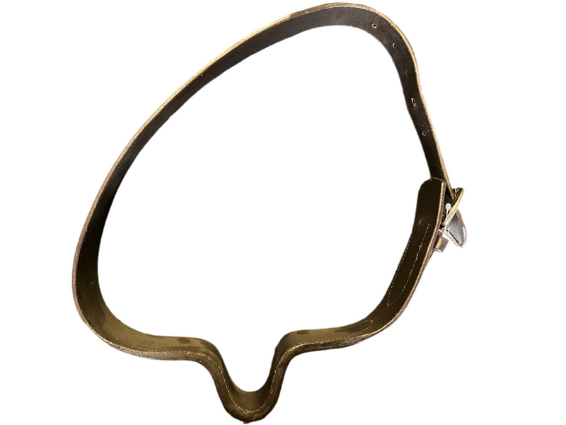 French Leather Cribbing Strap