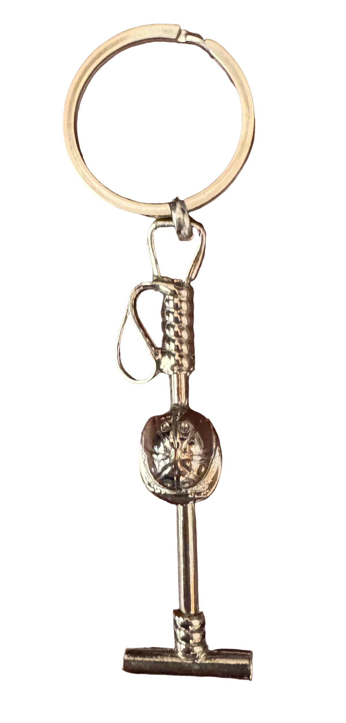 Keychain Polo Mallet w/Helmet