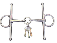 Full Cheek Snaffle with Copper Keys