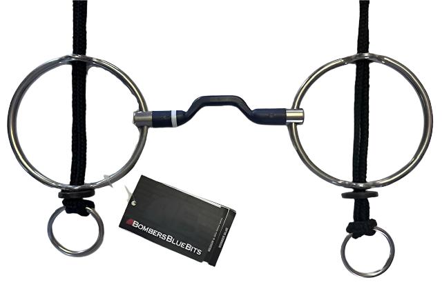 Polo Big Ring Gag Bomber Blue | Durable & Balanced Polo Bit | JHHE