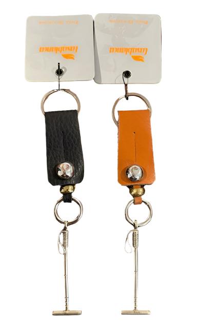 Casablanca Keychain w/leather