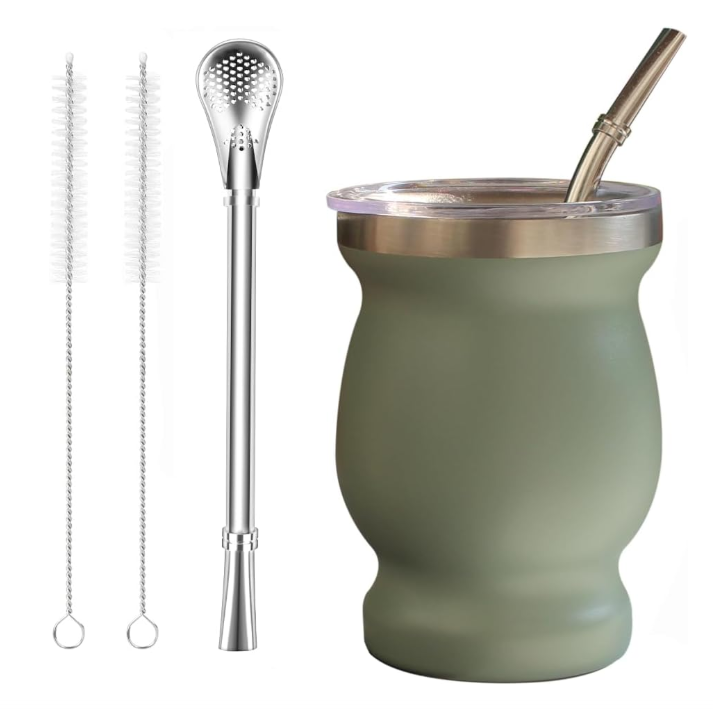 Metal Mate Cup with Bombilla