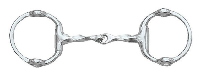 Centaur® Cheltenham Twisted Mouth Eggbutt Gag Bit