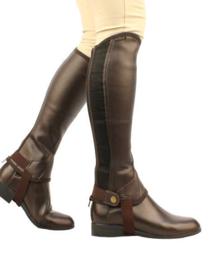 Saxon Equileather Half Chaps Adult