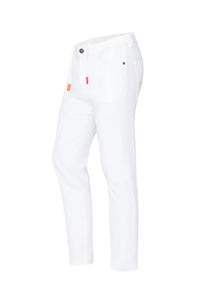 Casablanca Close Contact White Jeans White Background.