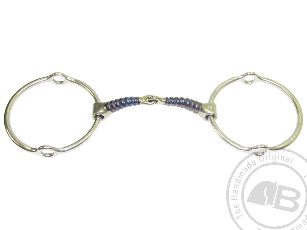 Bombers Polo Big Ring Gag Snaffle Corkscrew