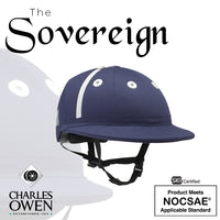 Charles Owen Sovereign Polo Helmet (Regulation, USPA)